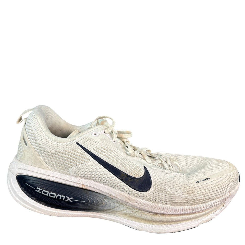 Nike ZoomX Vomero 17 White Navy Blue Running Shoes FB1309-103 Mens 11.5
